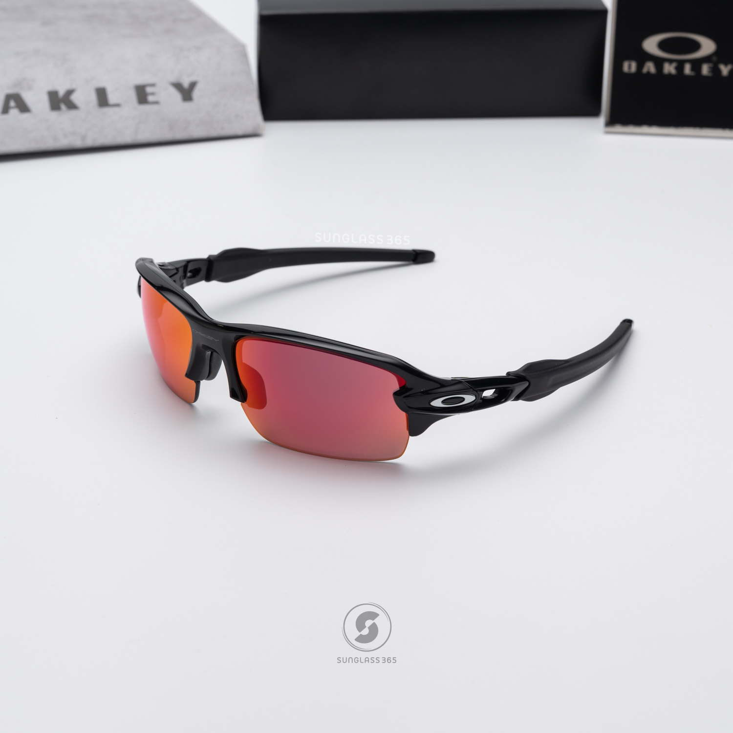 Oakley OJ9005-12 Flak XS Polished Black Prizm Field