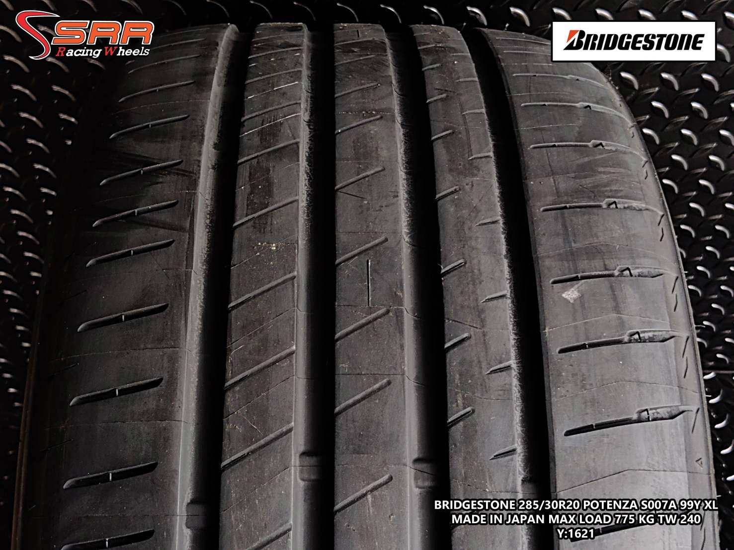 BRIDGESTONE 285/30R20 S007A ปี2021 ราคาถูก