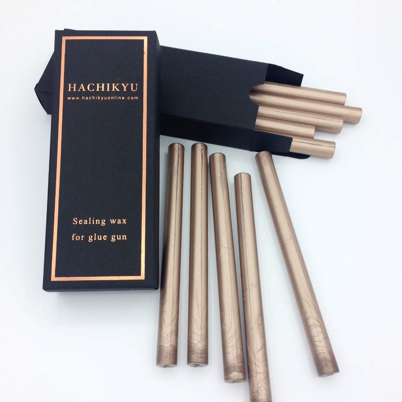 Champagne Gold gun wax (10 sticks) free 2 sticks สวยจริงจัง