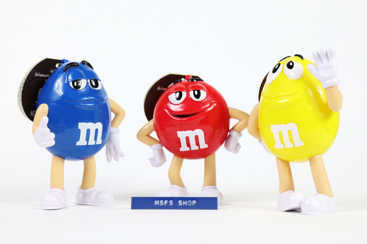 ตุ๊กตาช็อกโกแลต M&M รุ่นปี 2017 ครบชุด 3 แบบ
