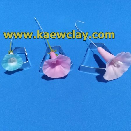 พิมพ์ตัดดอก + ใบมอร์นิ่งเกอรี่ ( Aluminum Mold cutter Morning glory flower )
