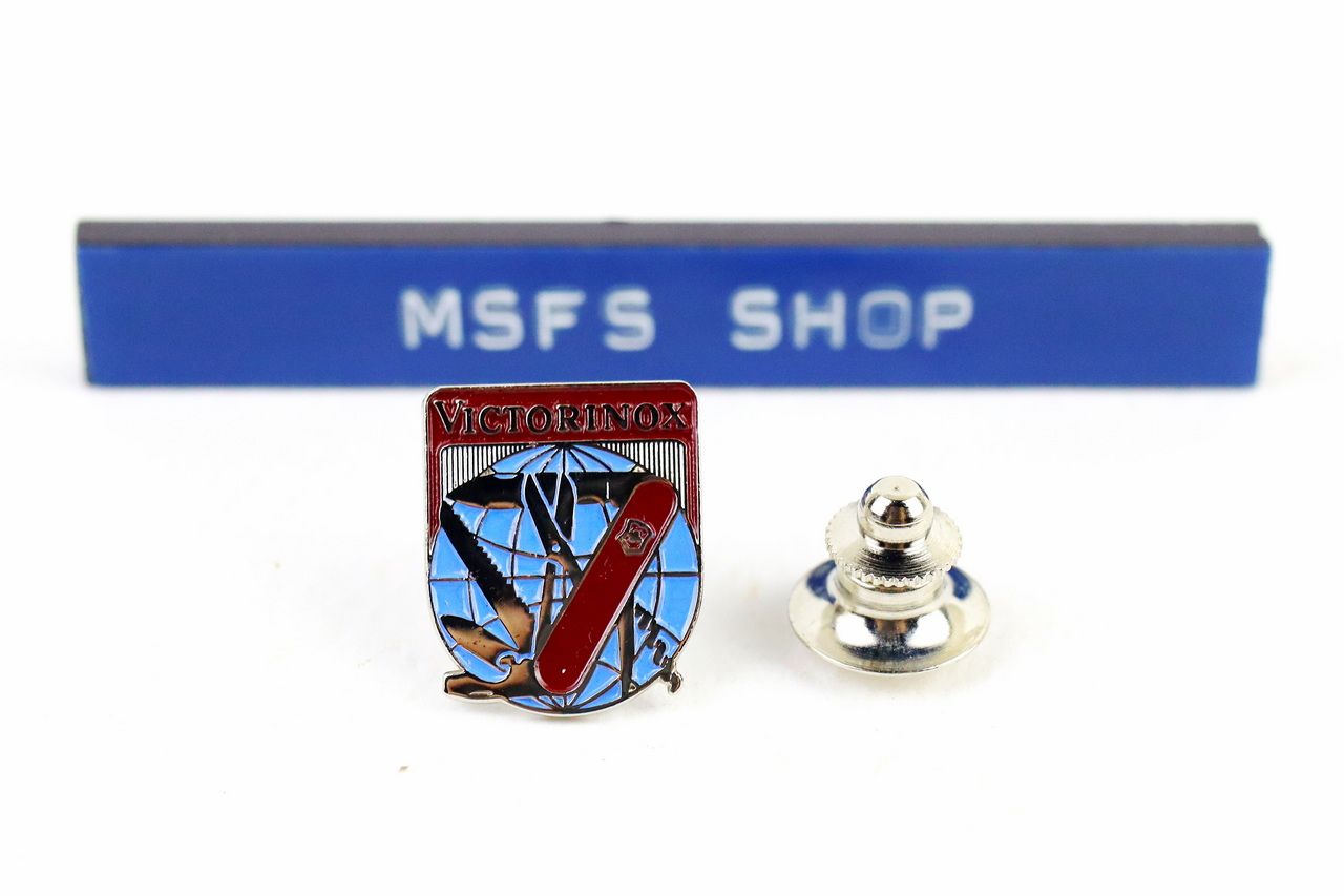 [มือสอง] เข็มกลัด Vintage Enamel Pin ลาย Victorinox ขนาดเล็ก - โกดังญี่ปุ่น