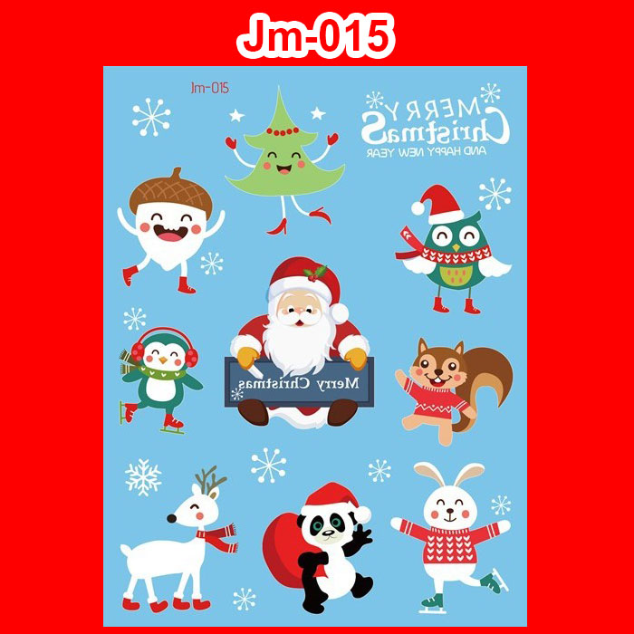 Tattoo Christmas สติ๊กทูคริสต์มาส แทททู #B