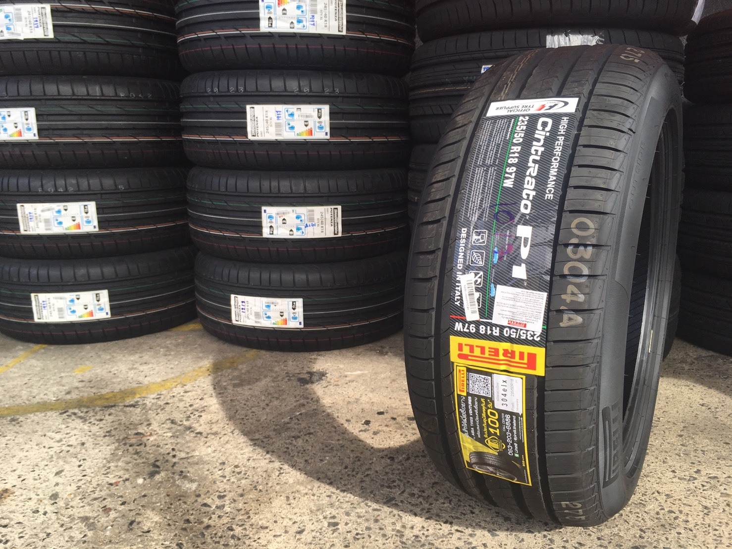 #แนะนำยางใหม่ #คุณภาพดีเยี่ยม #ราคาสุดคุ้ม #PIRELLI_CINTURATO_P1 235/50R18 ปี18