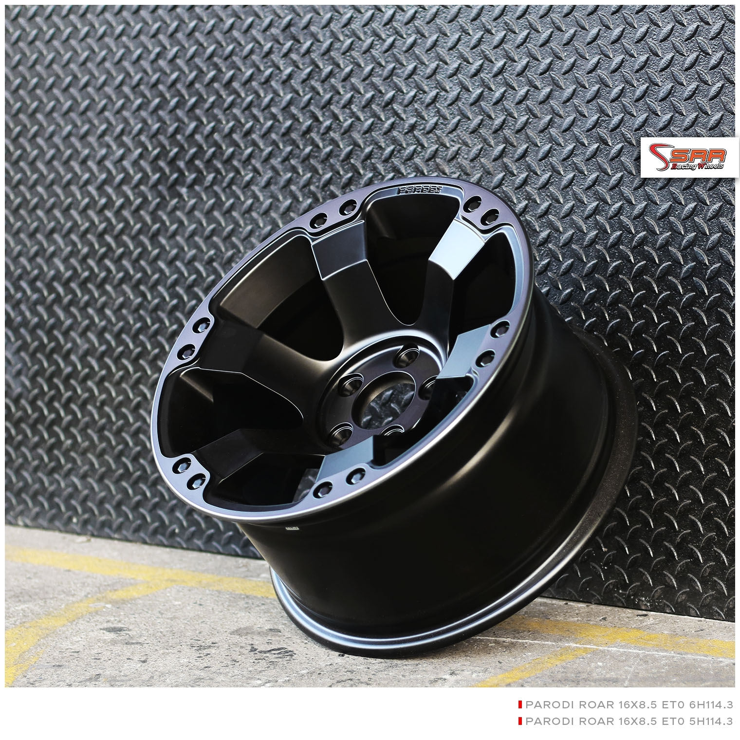 PARODI ROAR โรอาร์ ขอบ16 ทุกสี ล้อพร้อมยาง HANKOOK MT