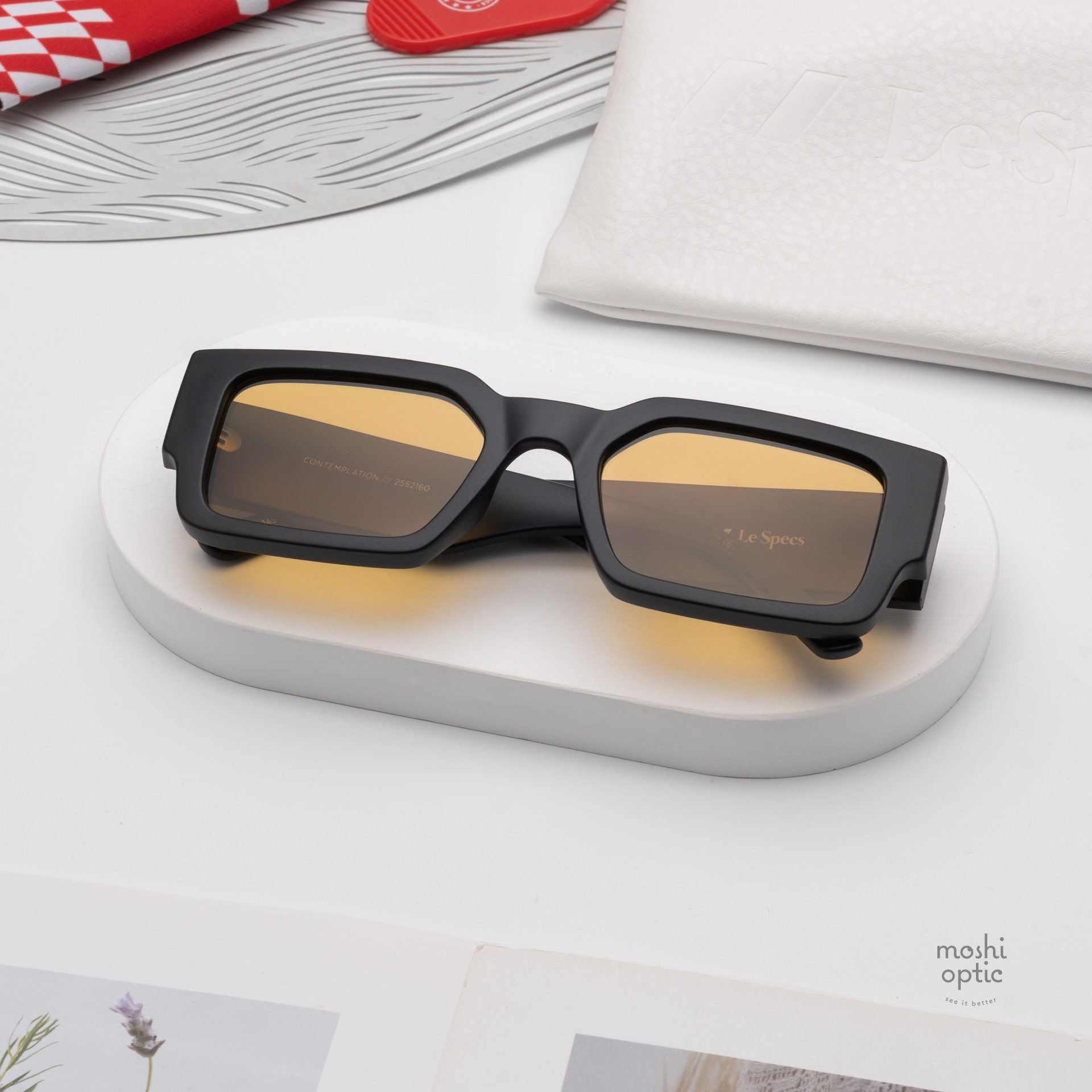 แว่นกันแดด Le Specs LSP2552160 CONTEMPLATION Matte Black