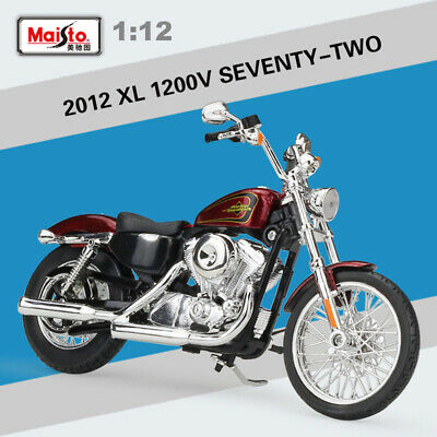 ขาย พรีออเดอร์ โมเดลรถเหล็ก โมเดลรถ มอเตอร์ไซค์ Harley 2012 XL 1200 V Seventy-Two 1:12 มี โปรโมชั่น