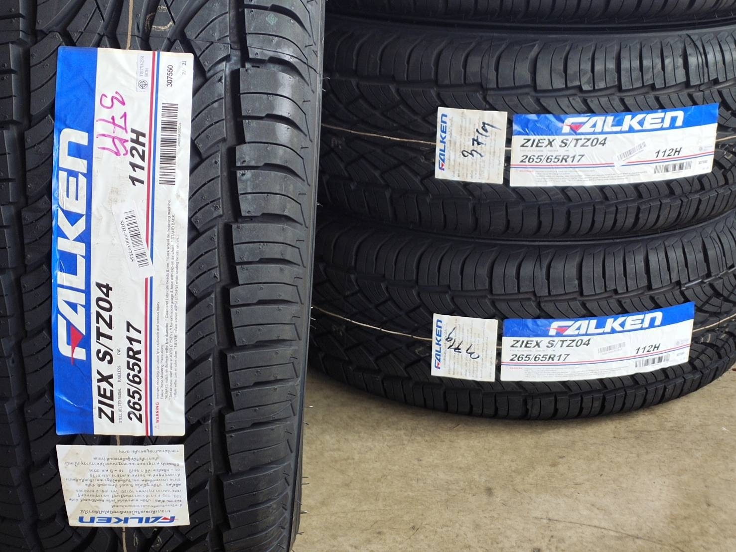 FALKEN ZIEX S/TZ04 265/65R17