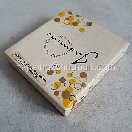 กล่องบุหรี่ (กระดาษ) Jasmine Perfume Cigarattes Gold Tipped