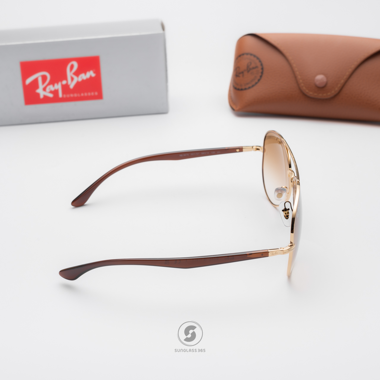 Ray Ban RB3675 001/51 Gold Light Brown