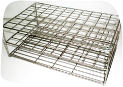 Test tube rack stainless