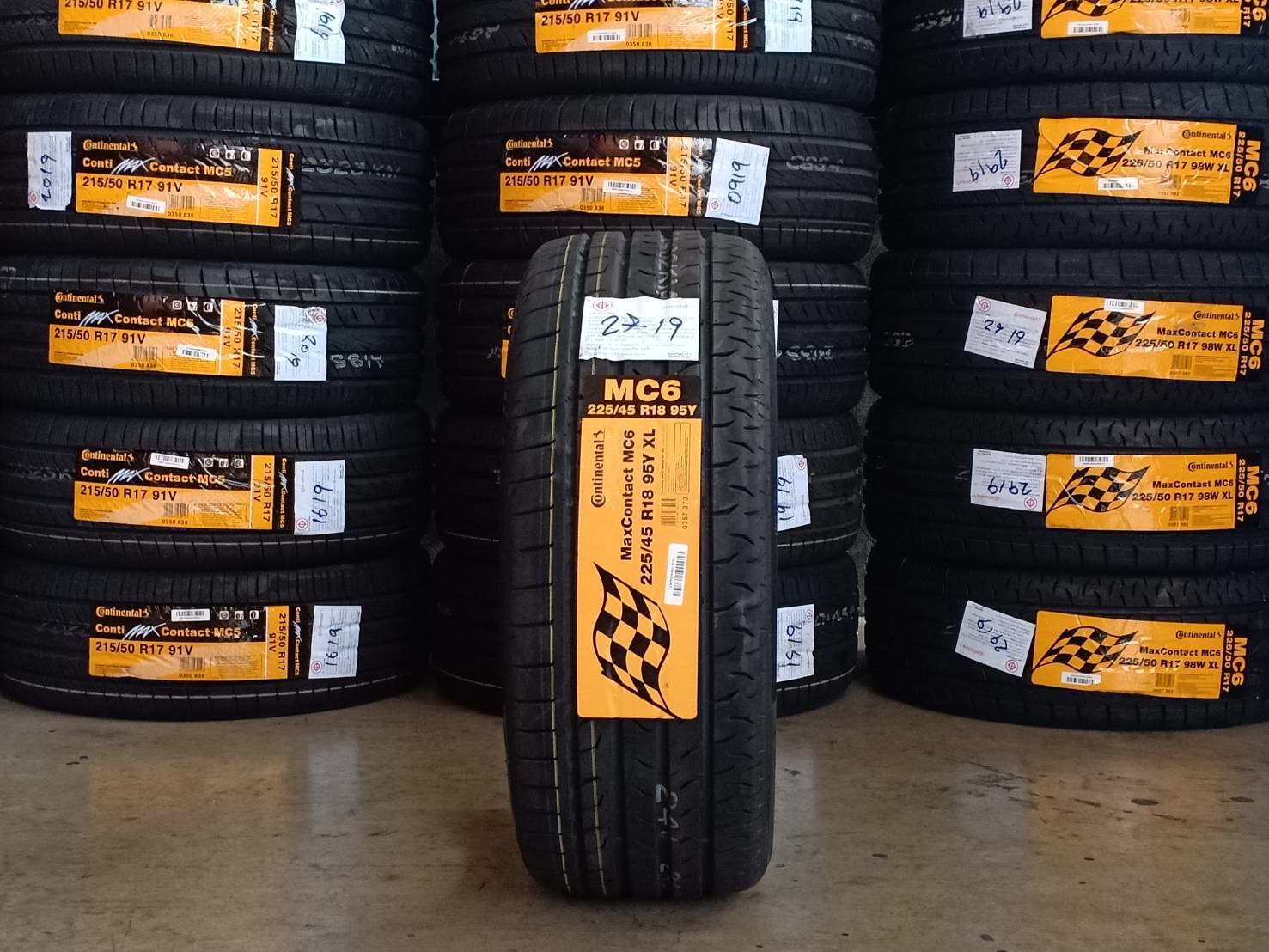 CONTINENTAL MC6 225/45-18 ปี19 มาใหม่ ราคาถูกกว่าเดิม