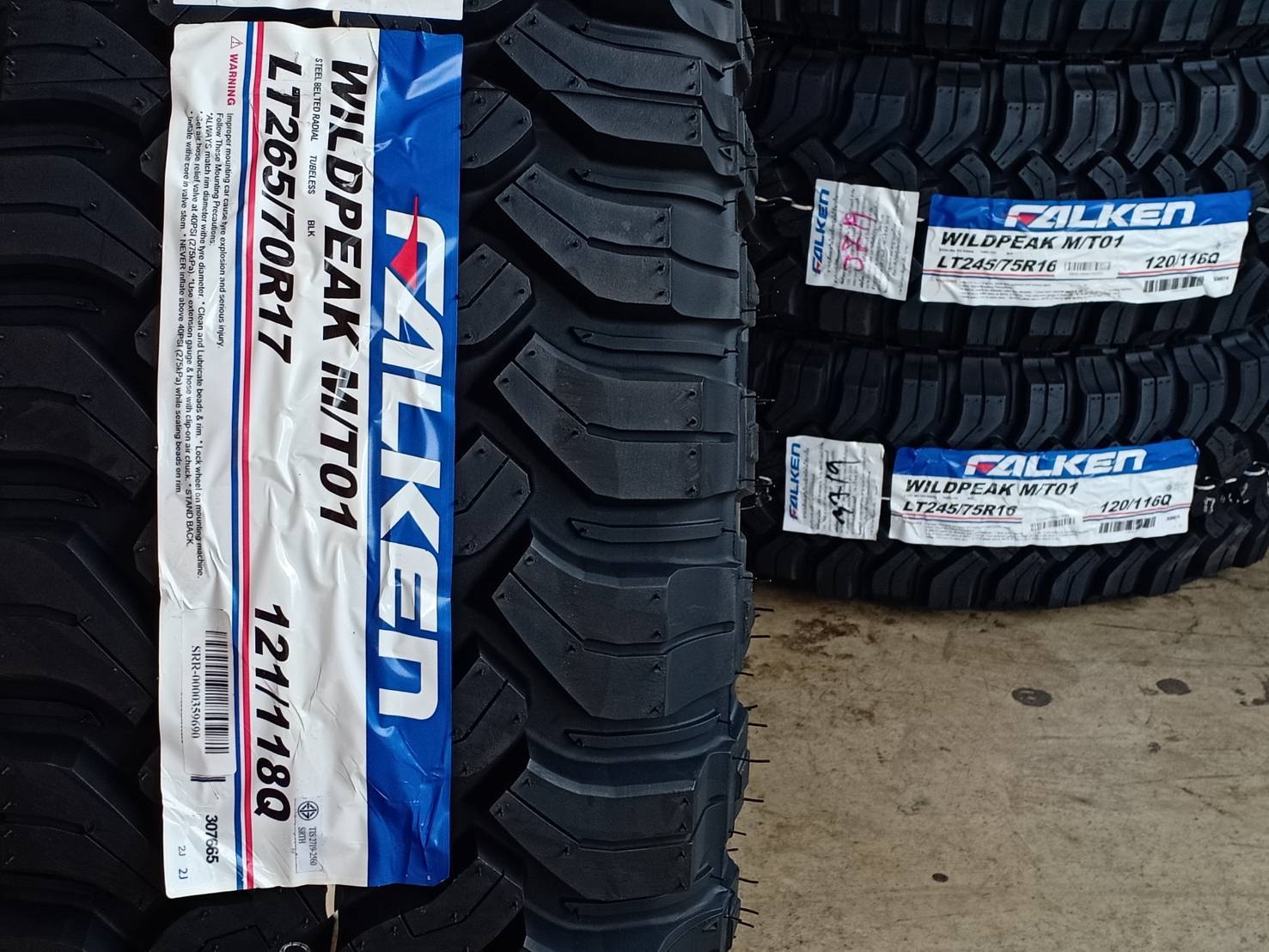 FALKEN MT01 265/70-17 ปี19 ลดราคา