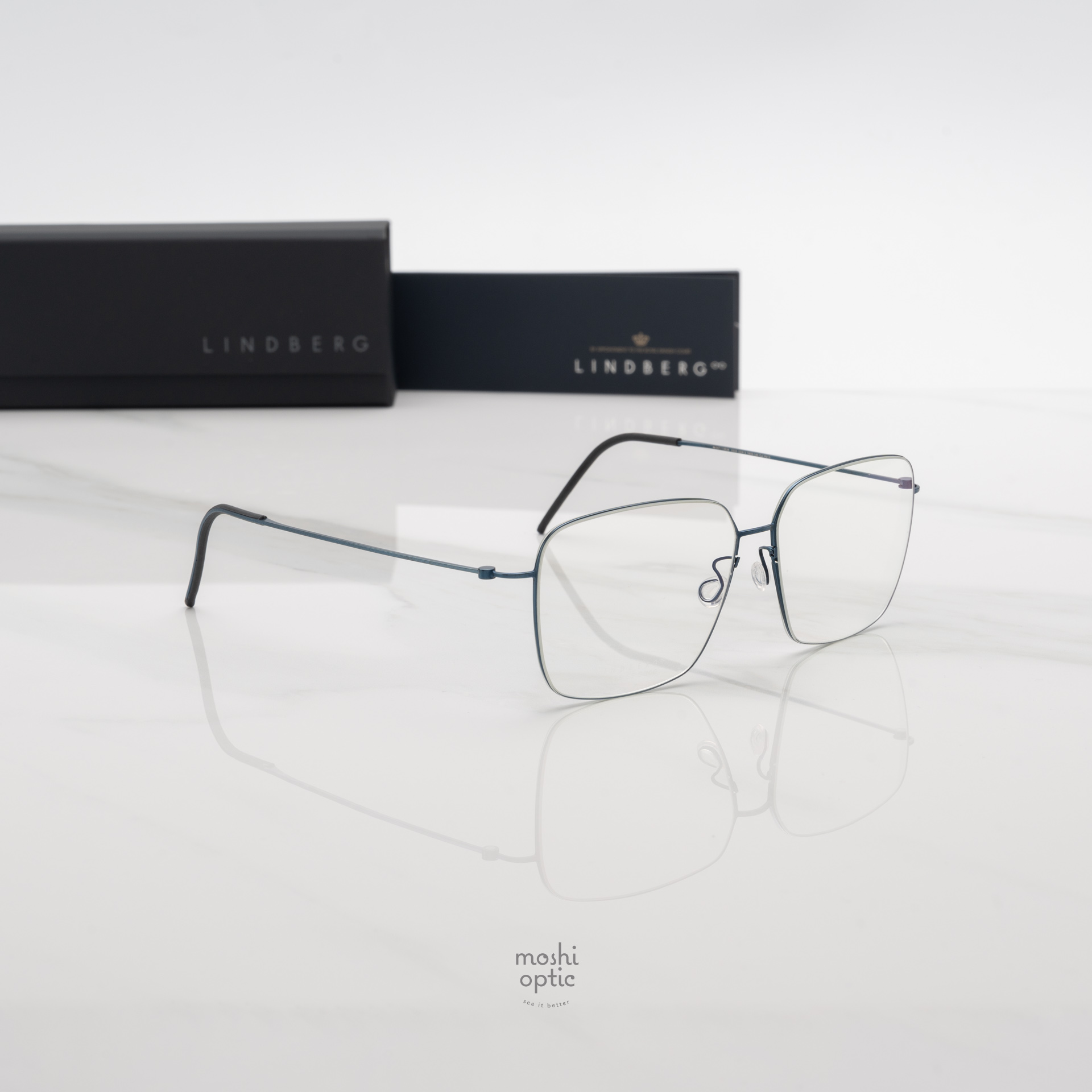 แว่นสายตา Lindberg Thintanium 097 15E2B 5535 T850 PU13