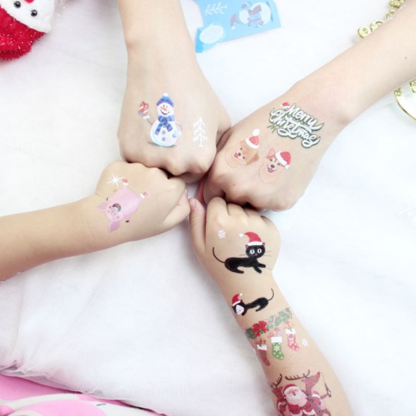 Tattoo Christmas สติ๊กทูคริสต์มาส แทททู #B