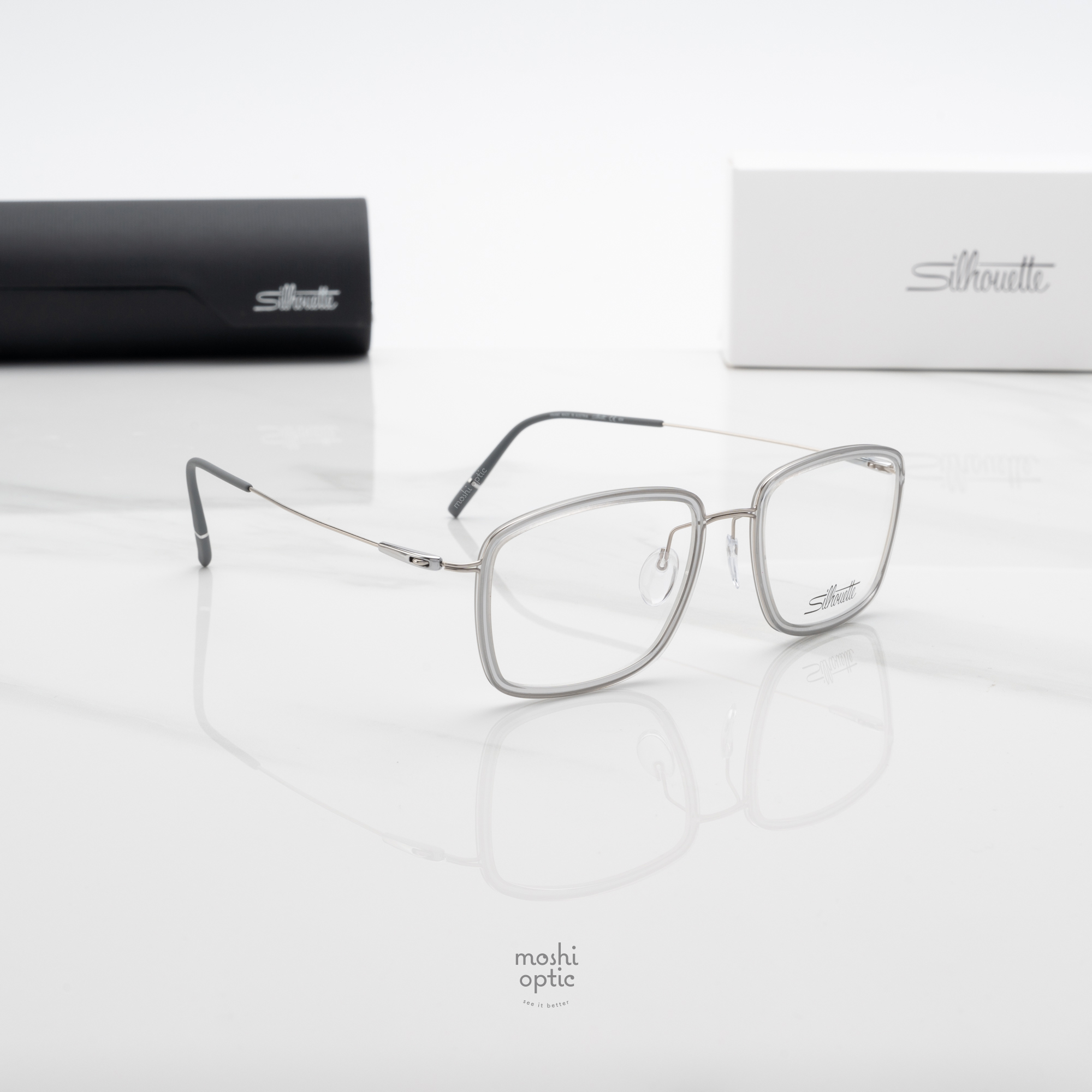 กรอบแว่น Silhouette Dynamics Colorwave Contour 5580 7101