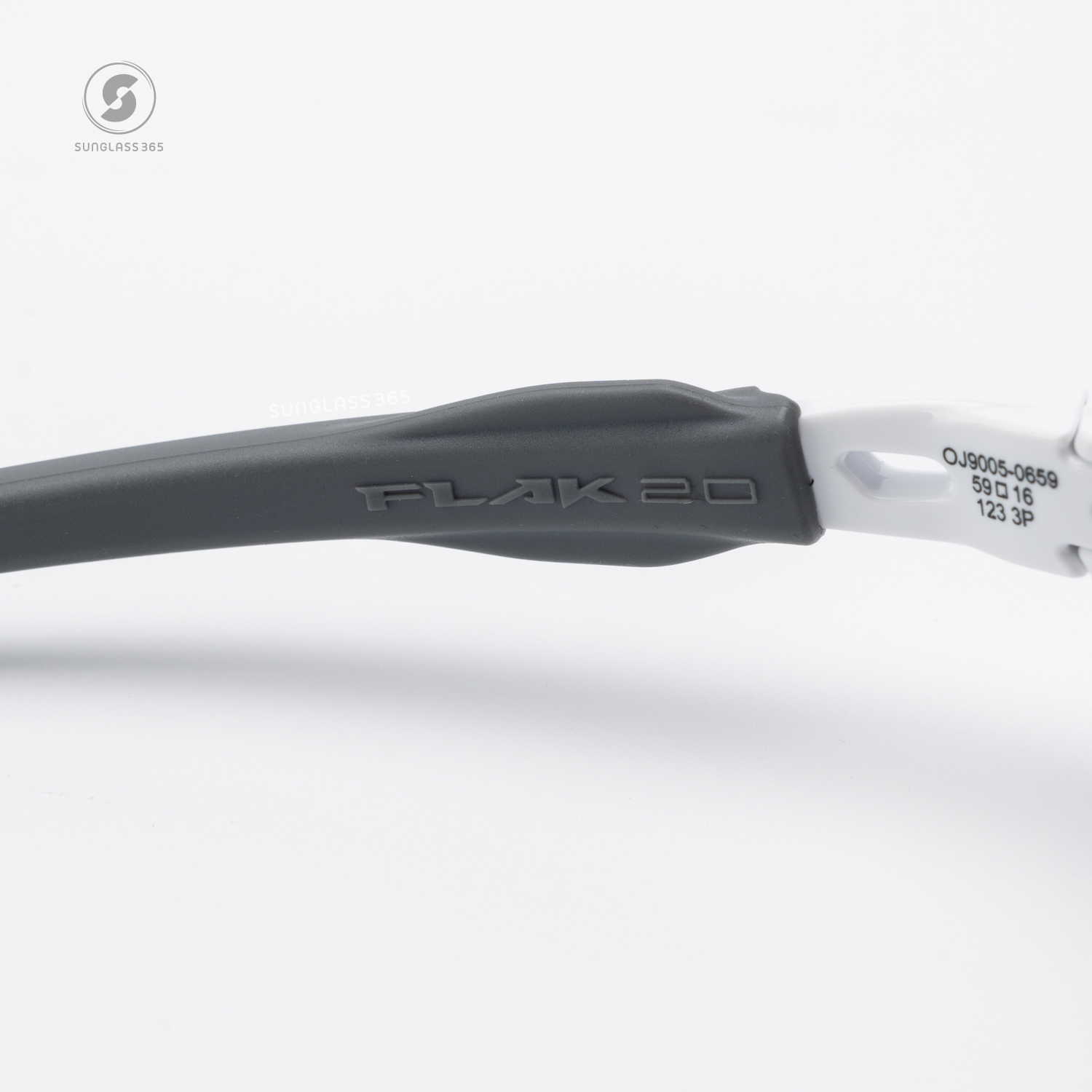 Oakley OJ9005-06 Flak XS Polished White Prizm Deep Water Polarized