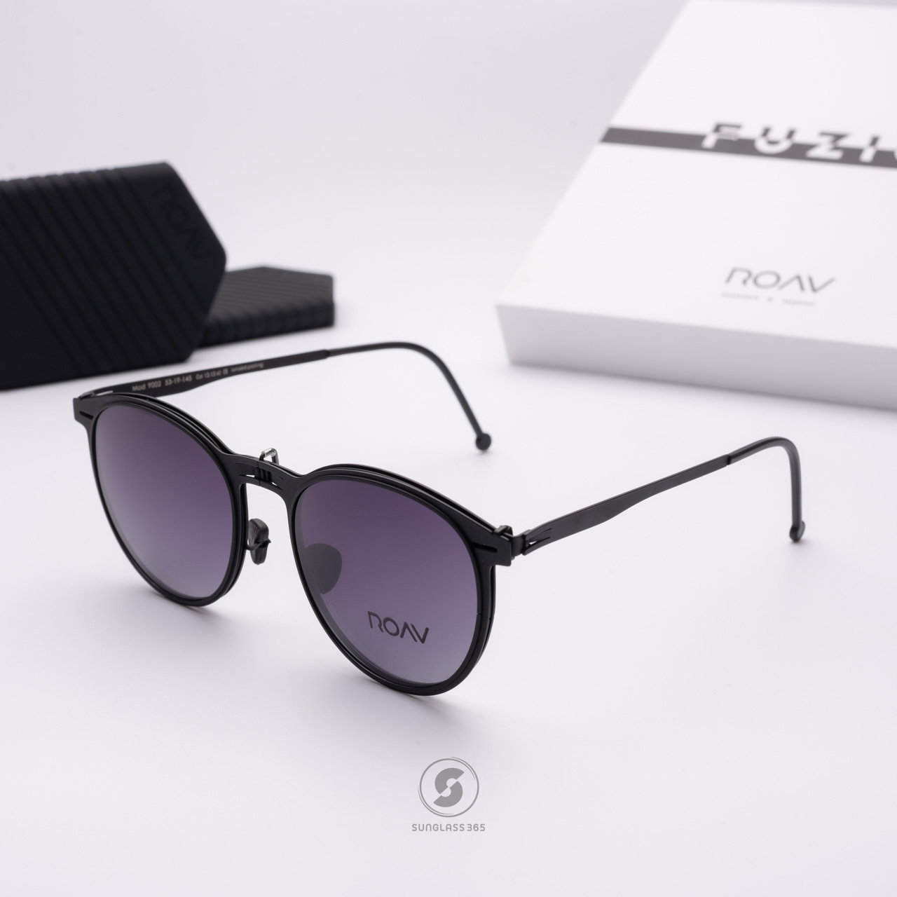 แว่นสายตา ROAV BOHEMIAN Matte Black/Black Temp