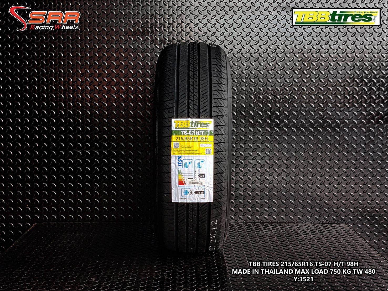 TBB TIRES TS-07 H/T 215/65R16 ปี2021 ราคาถูก