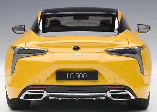 ขาย พรีออเดอร์ โมเดลรถ โมเดลรถยนต์ Autoart Lexus LC500 เหลือง สเกล 1:18 มี โปรโมชั่น
