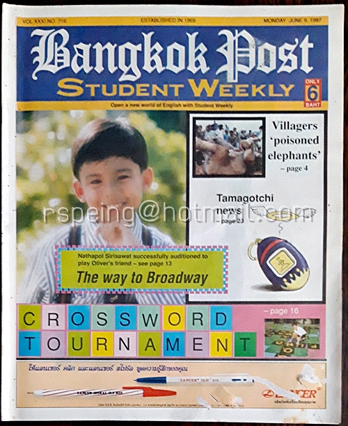 Student Weekly Vol.XXXI No.716 Monday 9 June 1997