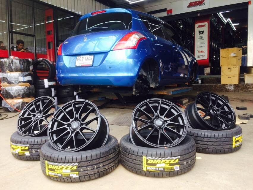 ล้อแท้ ENKEI TUNING SC48 ขอบ 15 ราคาถูก ใส่ SWIFF