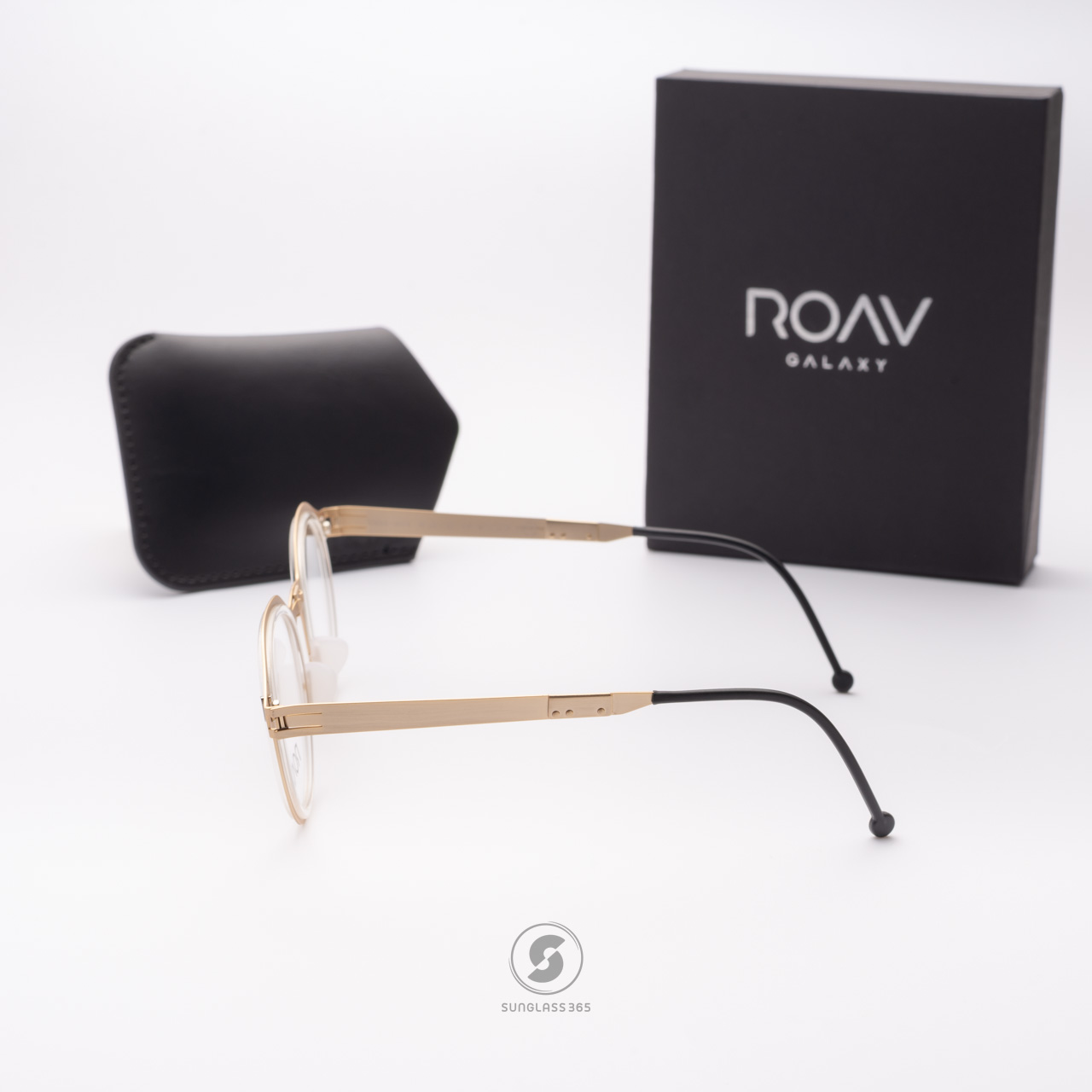 แว่นสายตา ROAV ACE 6004 Brush Gold/Crystal+Demi