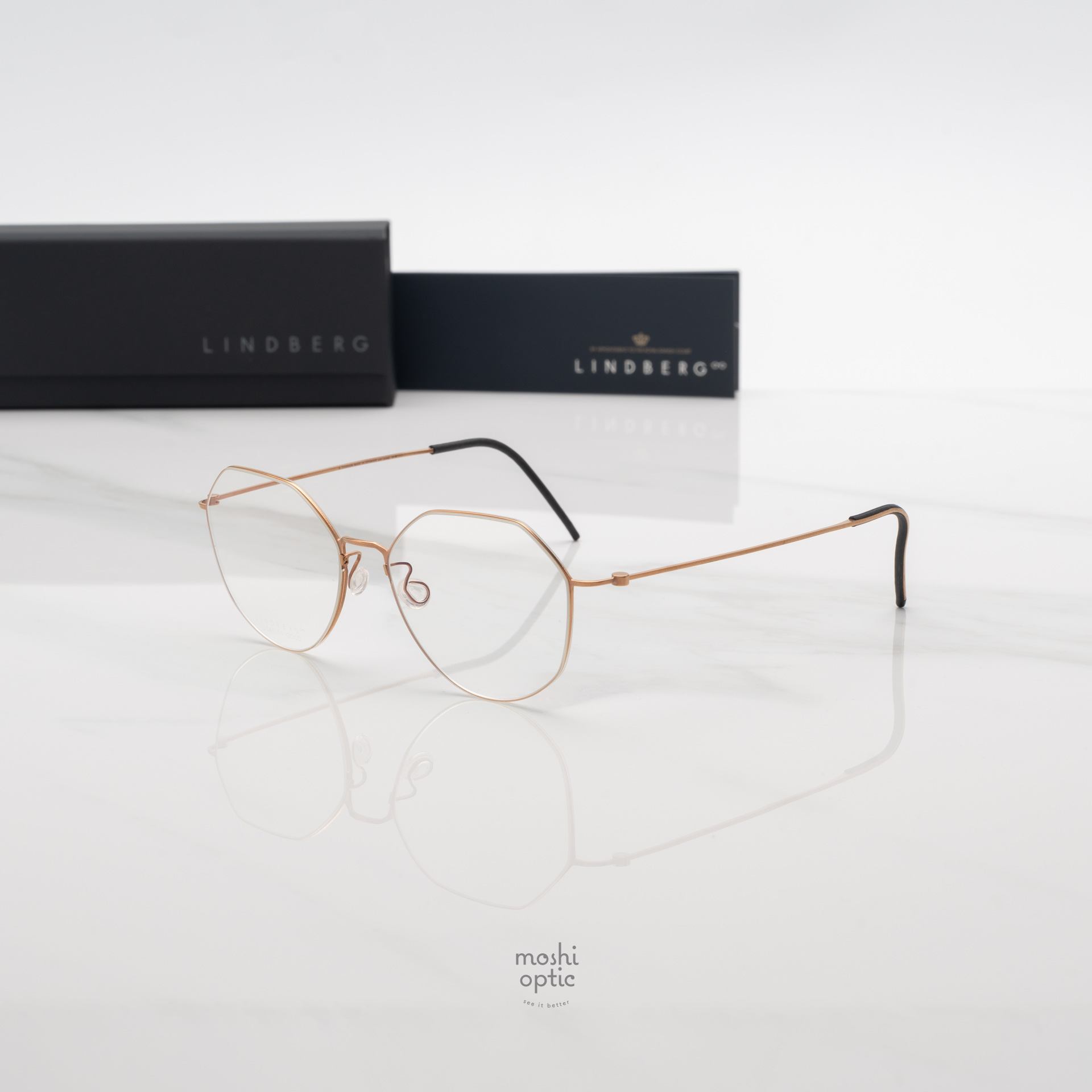 แว่นสายตา Lindberg Thintanium 035 14BF2 5540 T850 PU15