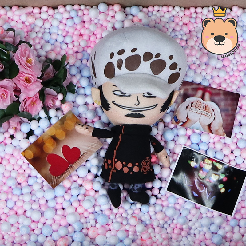 กล่อง เซอร์ไพรส์ เม็ดโฟม ลูฟี่,ลอว์,เอส Size 8นิ้ว ฝาชน ลิขสิทธิ์แท้100%