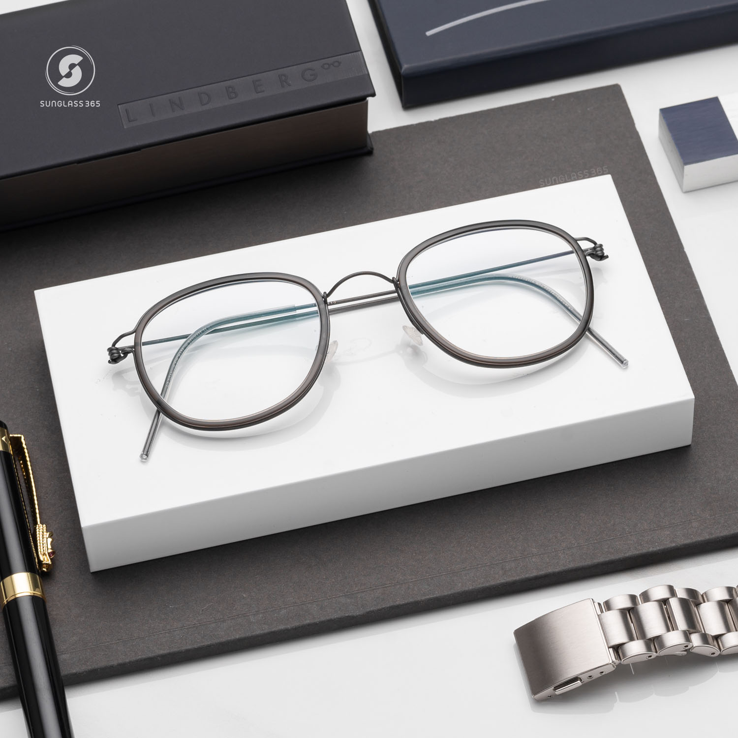 แว่นสายตา Lindberg Air Titanium Rim 055 13C87 Max U9