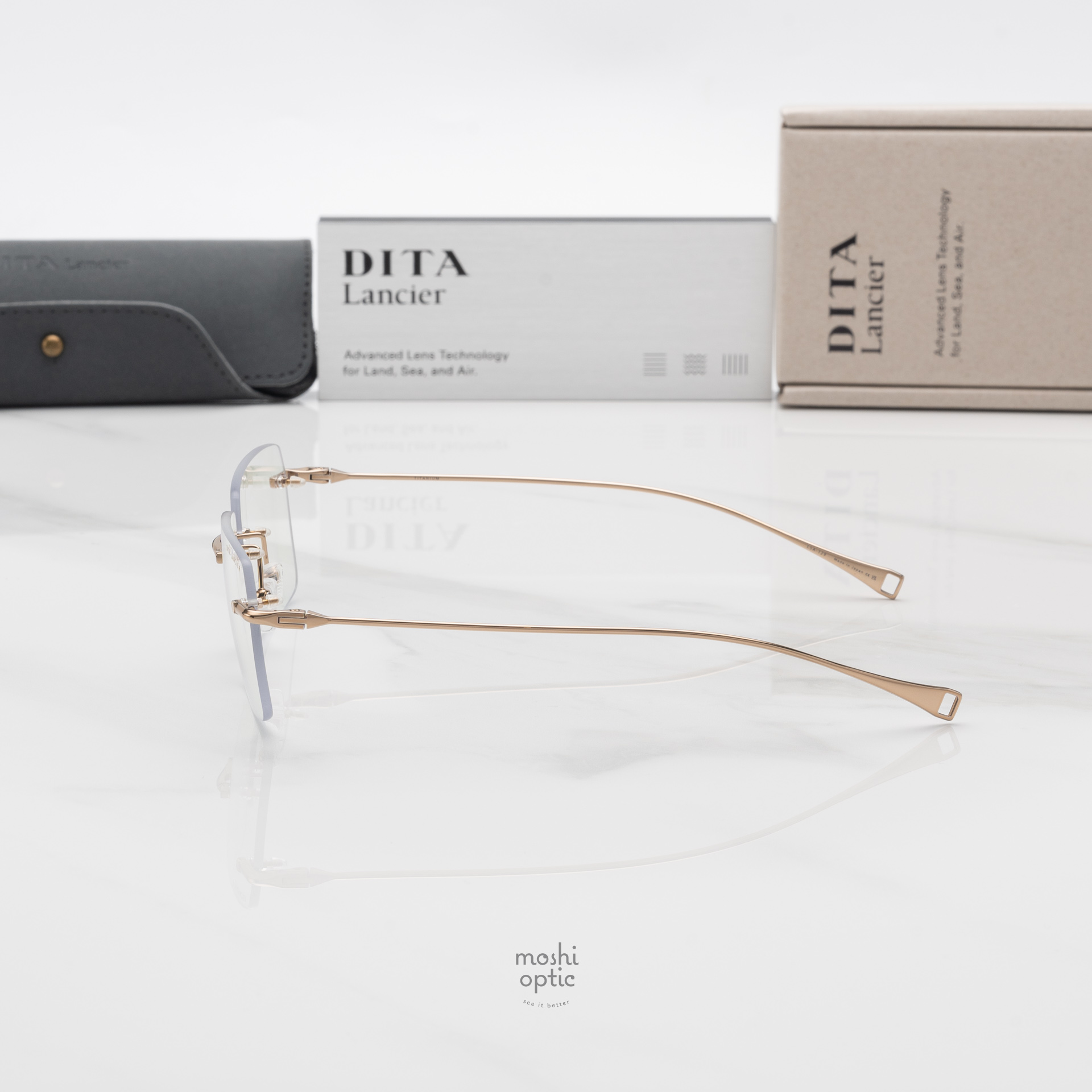 แว่นสายตา DITA LANCIER DLX129 A 01 with Blue Control Lens