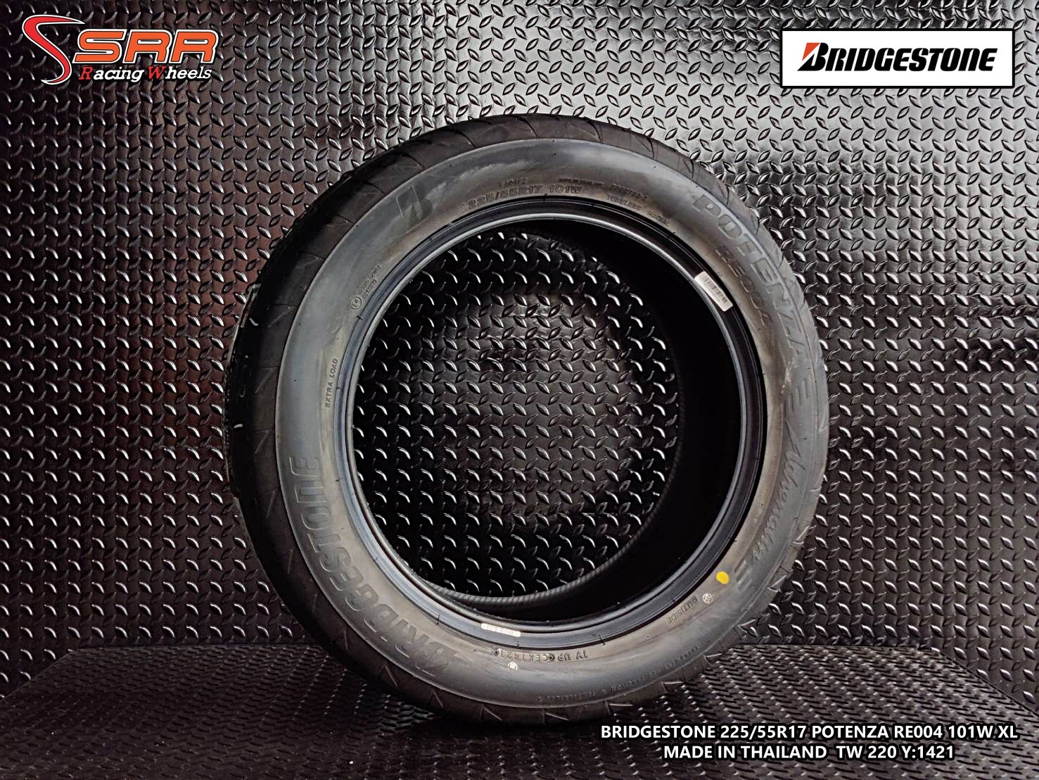 BRIDGESTONE 225/55R17 POTENZA RE004 ปี2021 ราคาถูก