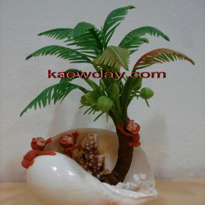ต้นมะพร้าว ขนาดกลาง (Medium coconut tree)