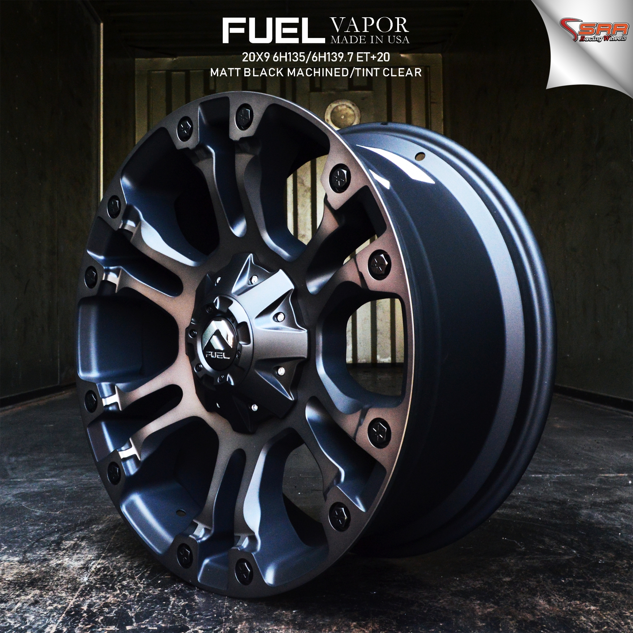 ล้อแท้ FUEL VAPOR 20พร้อมยาง BF KO2 275/55-20 ชุด 79900 ปกติ 120000 บาท