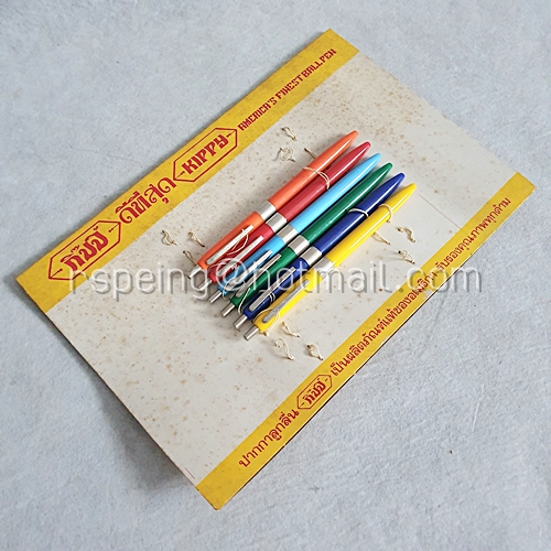 ปากกาลูกลื่น กิ๊ปปี้ Kippy 6 สี