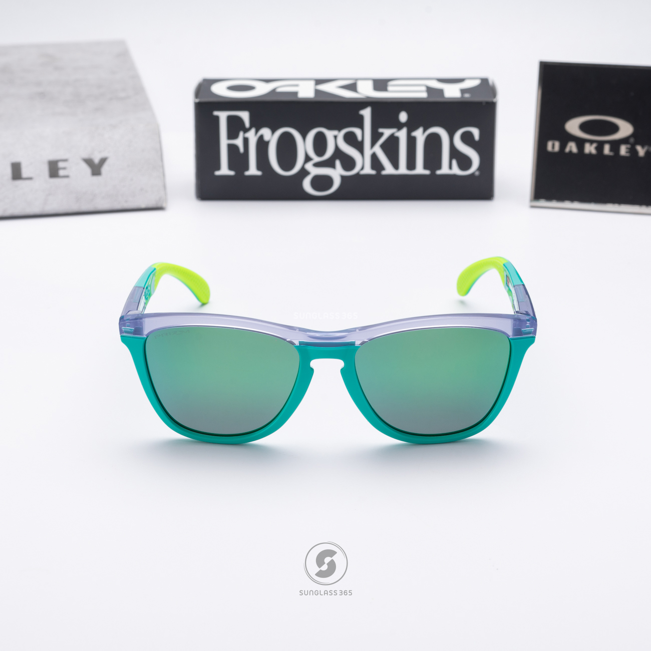 Oakley Frogskins Range A OO9284A-06 Lilac/Celeste Prizm Jade