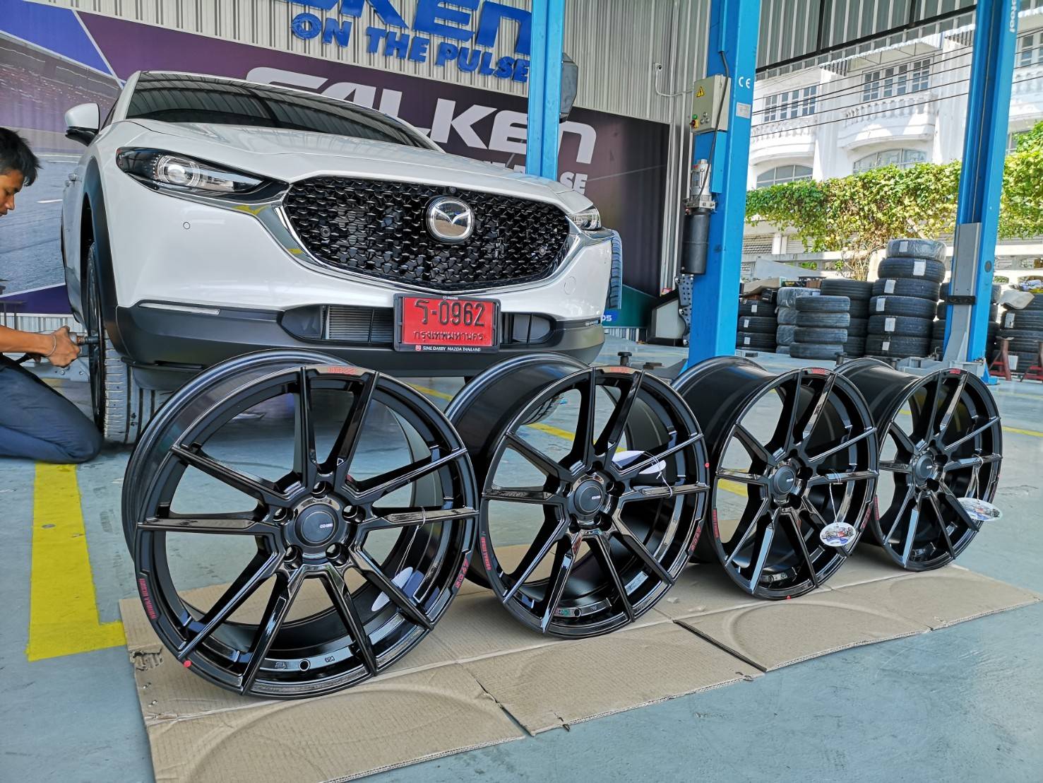 ล้อแท้ ENKEI SC47 ขอบ18 ใส่ MAZDA CX30 ตัวใหม่ราคาถูก