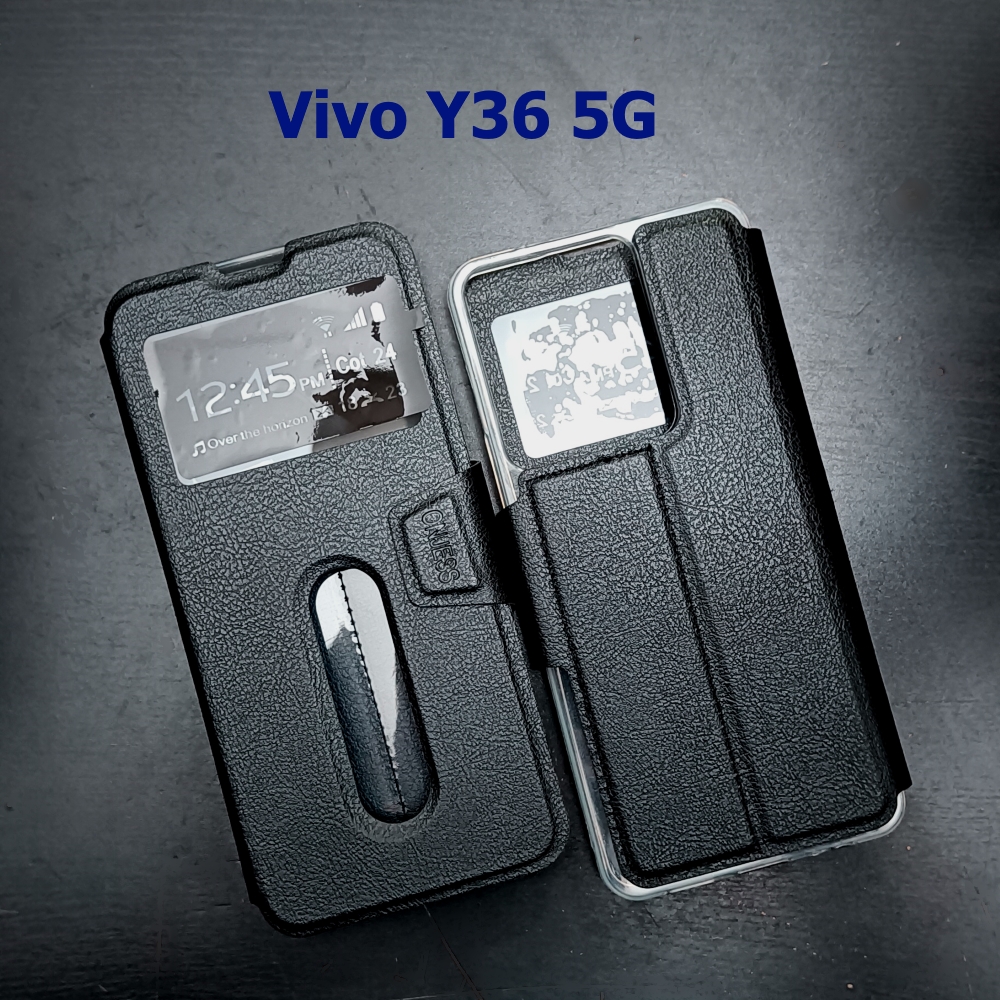 เคส Vivo Y36 5G - เคสฝาพับ โชว์เบอร์ ตั้งได้