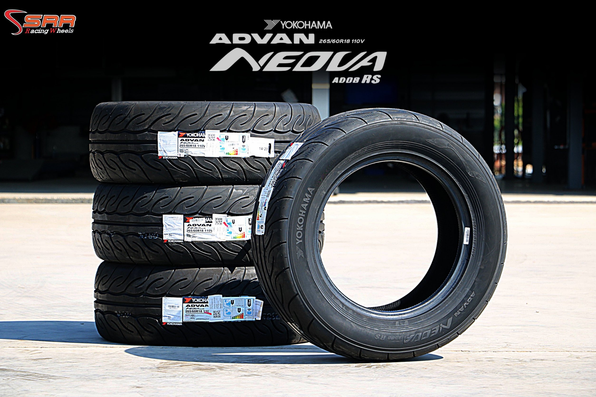 YOKOHAMA AD08RD ขนาด265/60R18 ปี24 ลดราคาพิเศษ