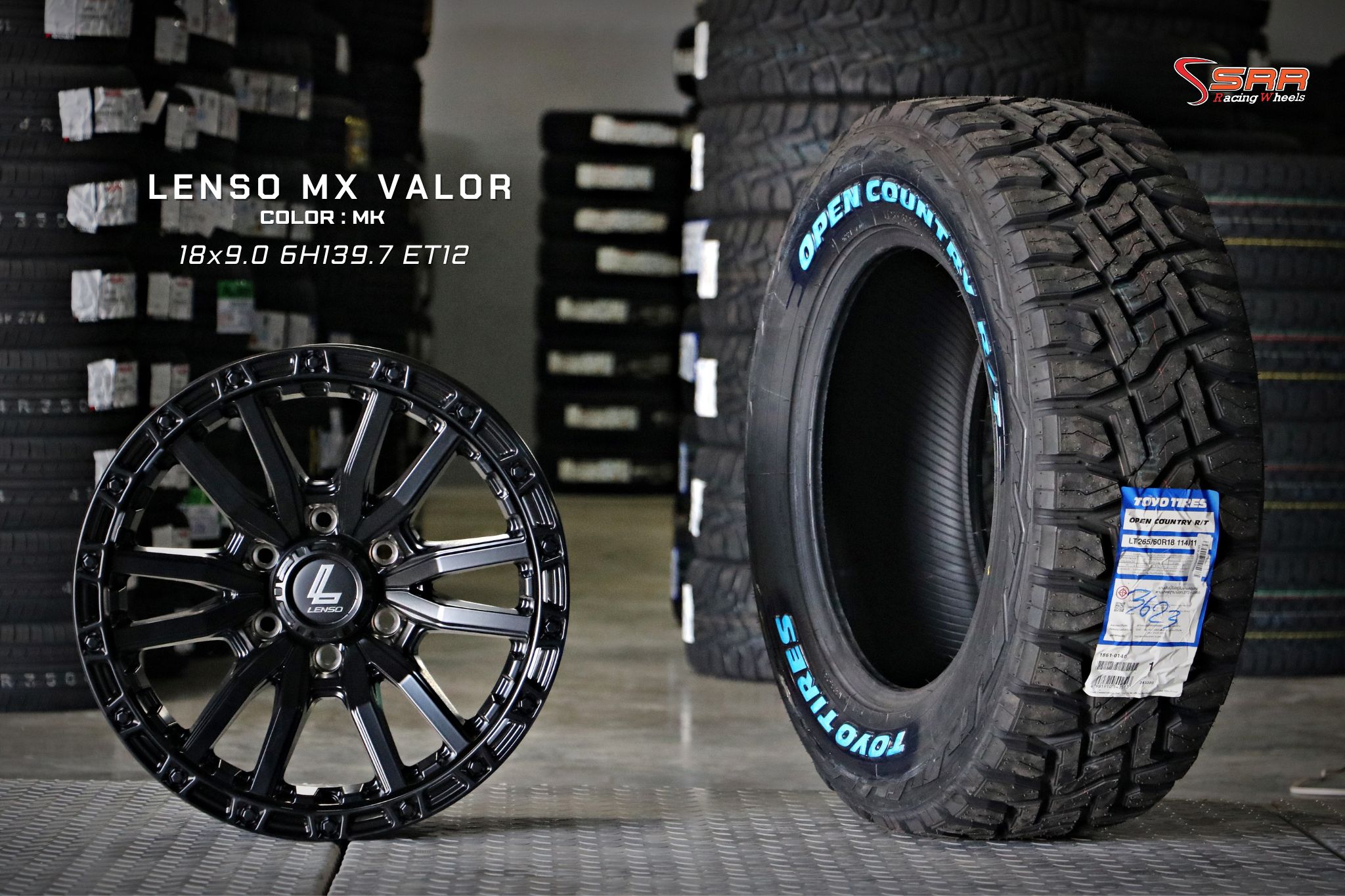 โปรโมชั่นล้อพร้อมยางขอบ18 สำหรับ รถกะบะ6รู และ รถSUV