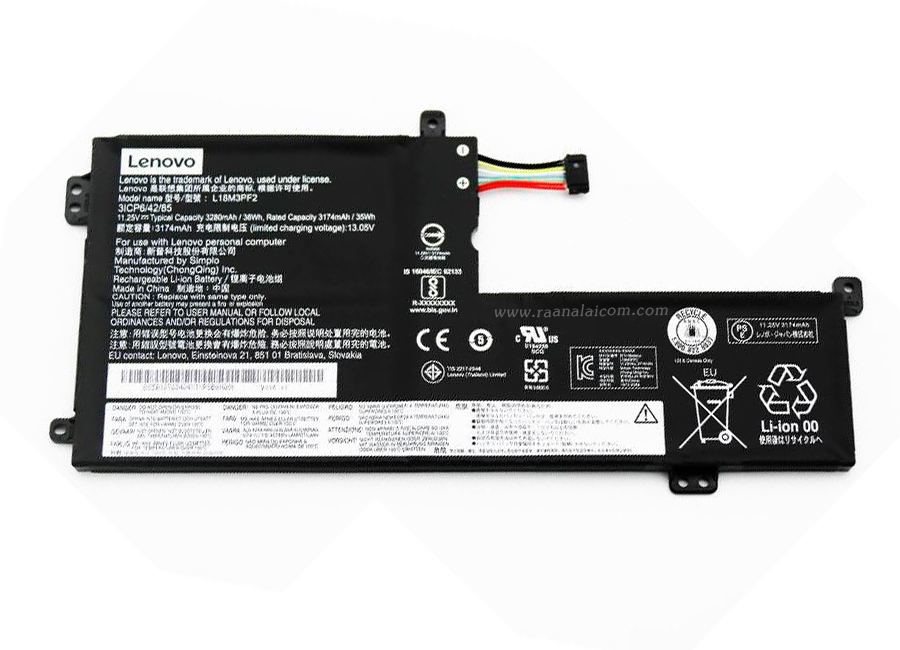 Battery Lenovo IdeaPad L340-15IWL Original 36Whr L18C3PF2 L18M3PF2 L18D3PF1 L18L3PF1 ลด ราคา พิเศษ