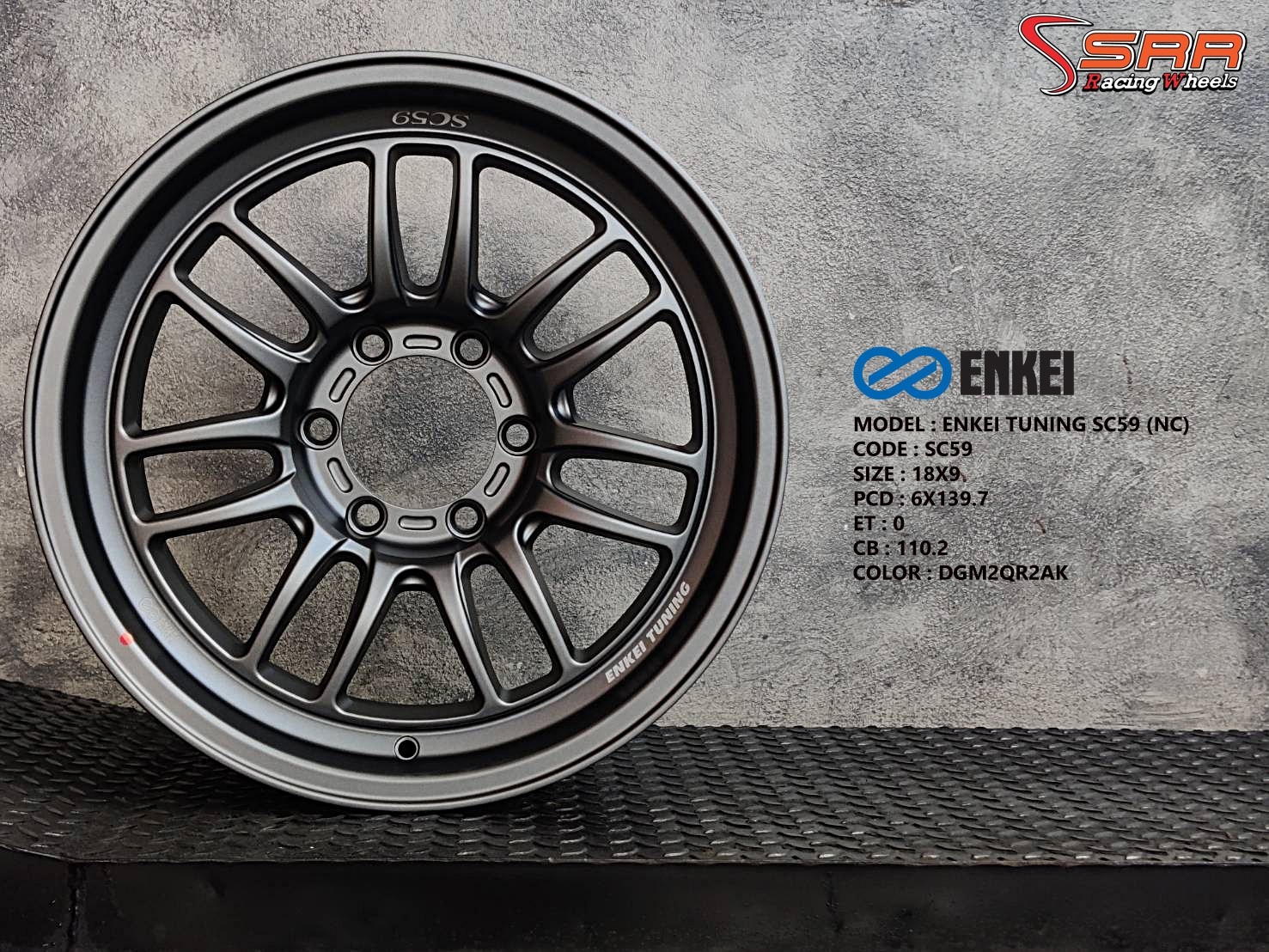 SC59 18X9 6X139.7 0 110.2 DGM2QR2AK