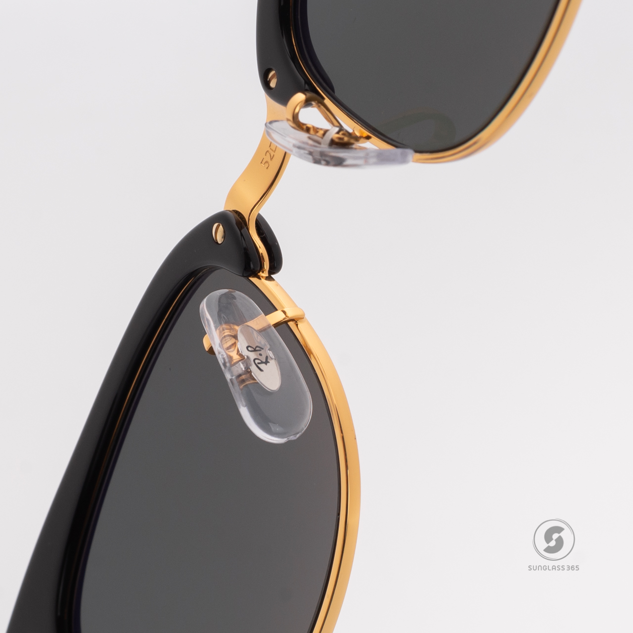 Ray Ban Clubmaster Square RB3916 1303/58 Black Polarized