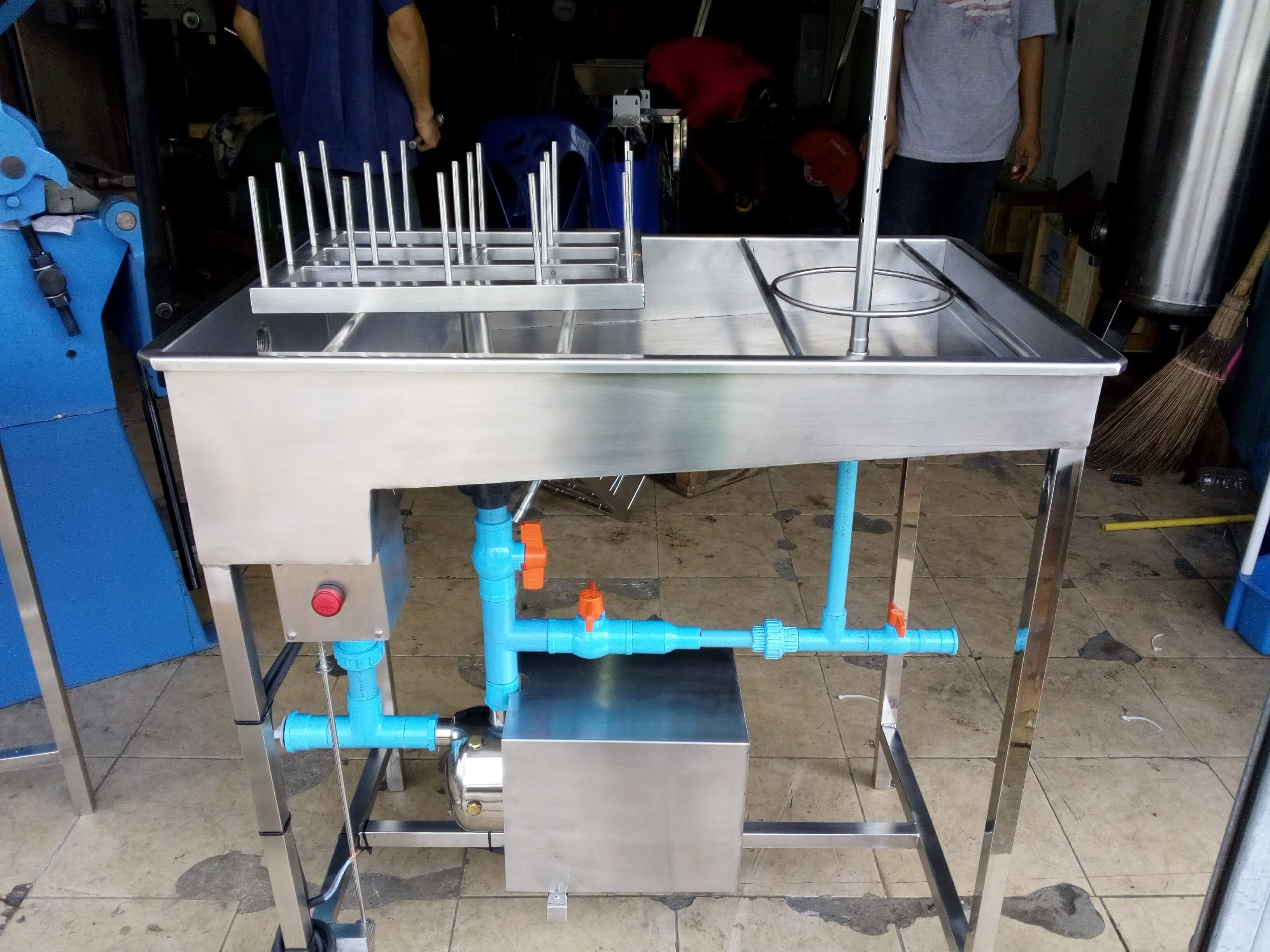 เครื่องล้างขวดล้างถัง(เรซิ่น)