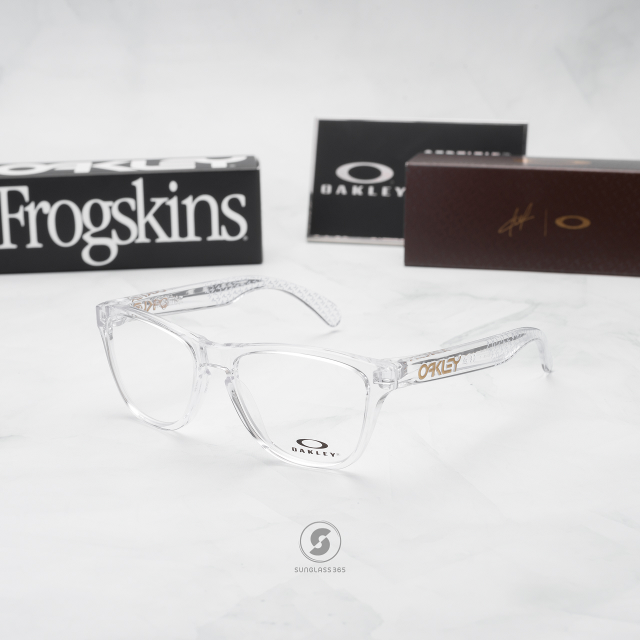 Oakley Frogskins XS RX x Mbappe OY8009-08 Polished Clear