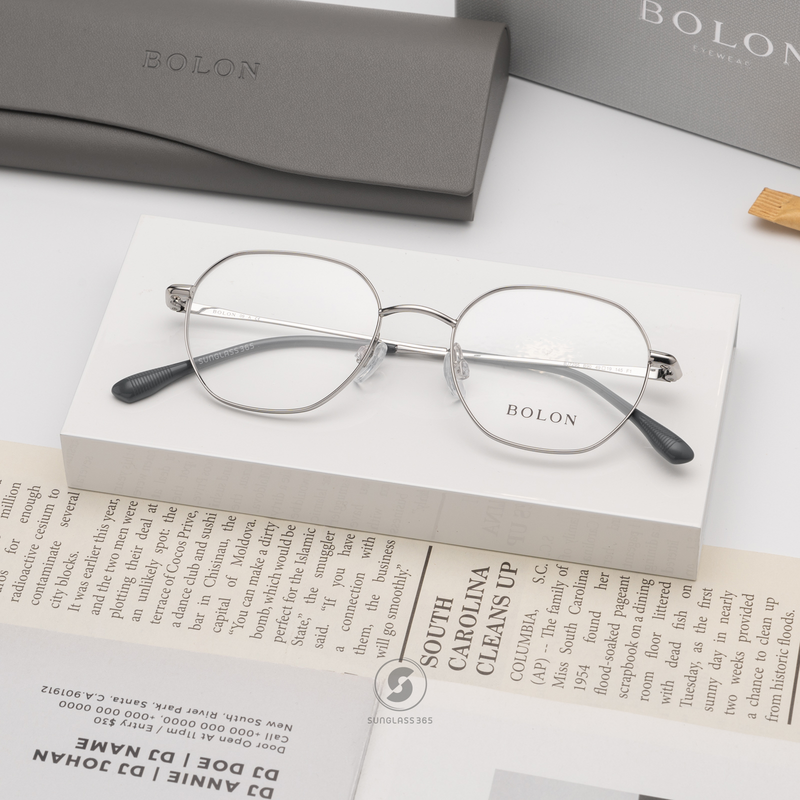 แว่นสายตา BOLON รุ่น Peoria BJ7295 B90 Silver