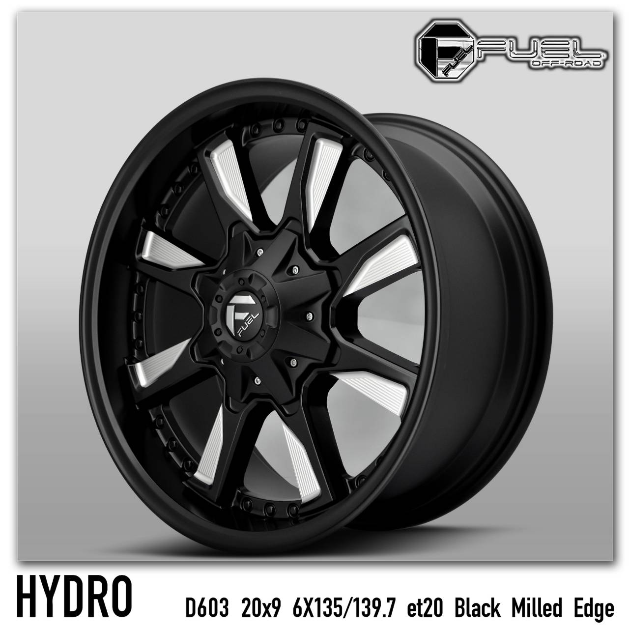 ล้อแท้ #FUEL #HYDRO ขอบ20 ราคาถูก