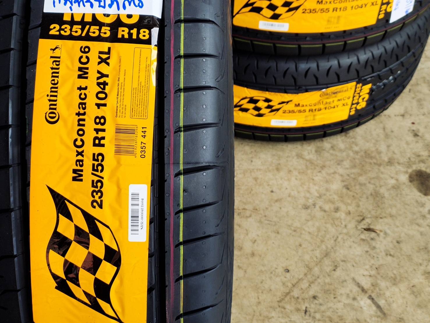 CONTINENTAL MAXCONTACT MC6 235/55R18 ปี20