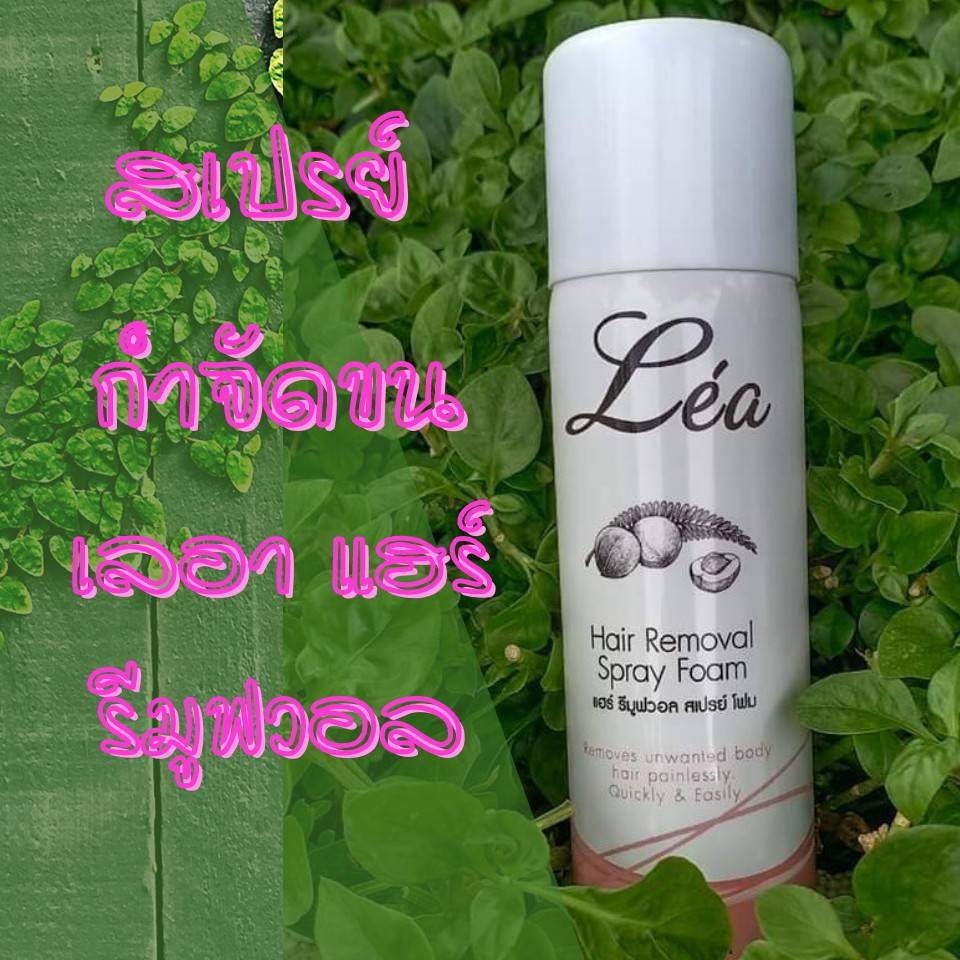 Lea Hair Removal Spray Foam เลอา แฮร์ รีมูฟวอล สเปรย์ สเปรย์กำจัดขน