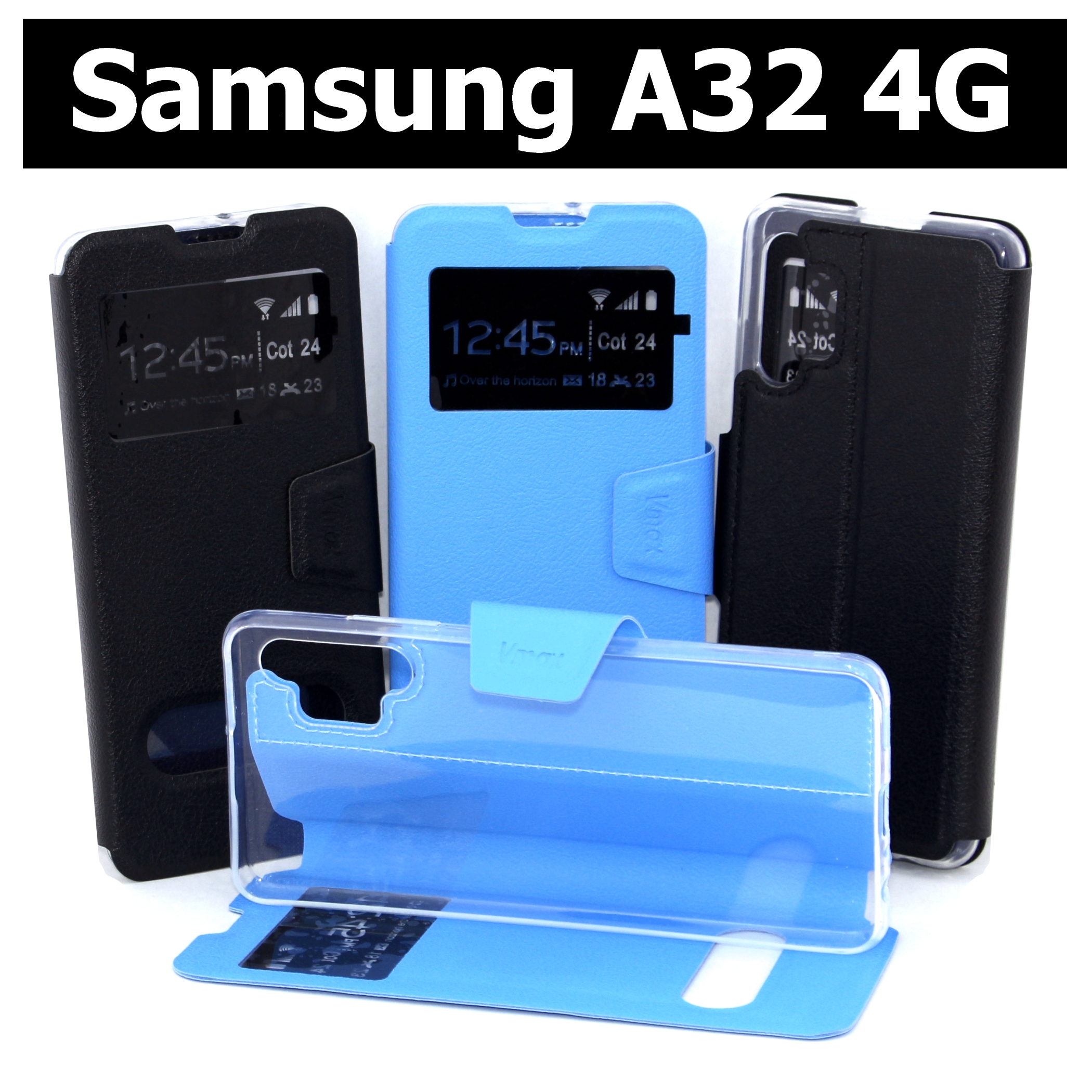 เคสพับ Samsung A32 - เคสฝาพับ โชว์เบอร์ ตั้งได้